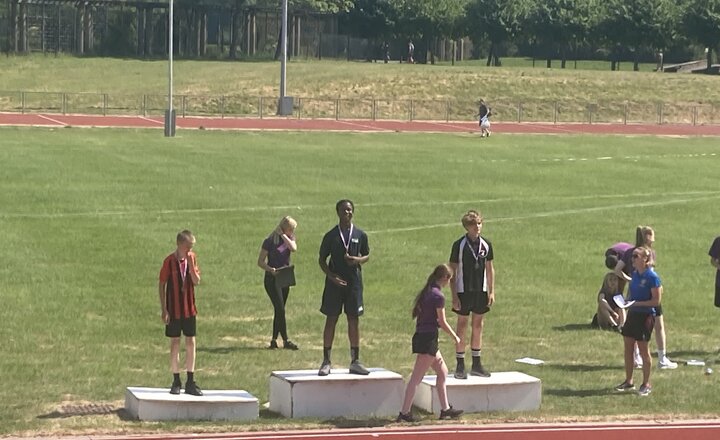 Image of Record podium wins for Priory's athletes at Stanley Park event