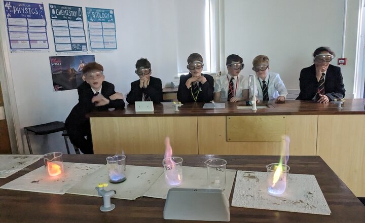 Image of After school fun in the  Science Department