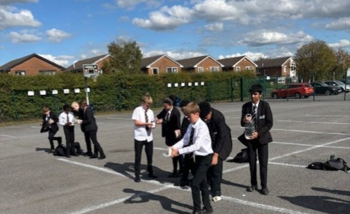 Image of Lunchtime Fun with Inter House  Water Relay Challenge