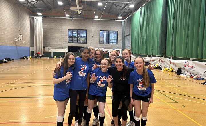 Image of Year 9 girls proved they can at West View Leisure Centre