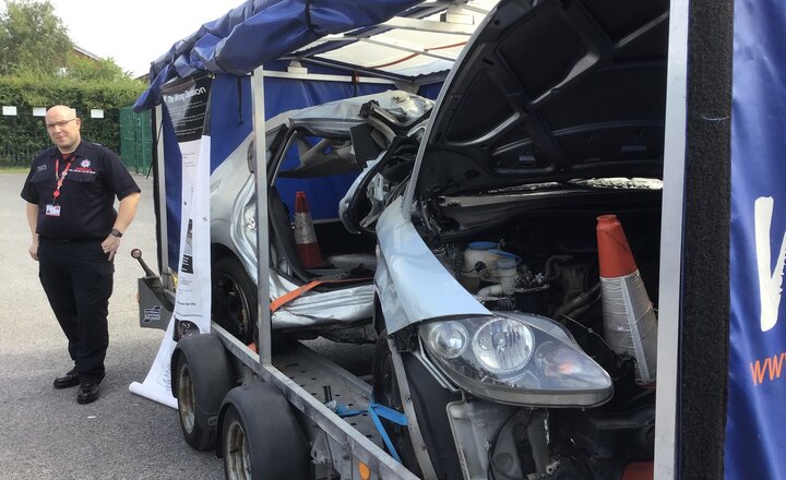 Image of Wasted Lives: Fire Service Delivers Powerful  Road Safety Message 