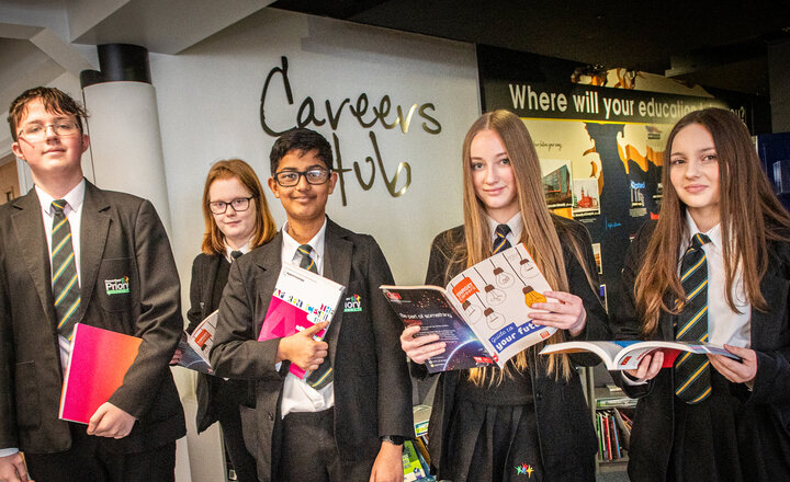 Image of Year 10 pupils experience the world of work