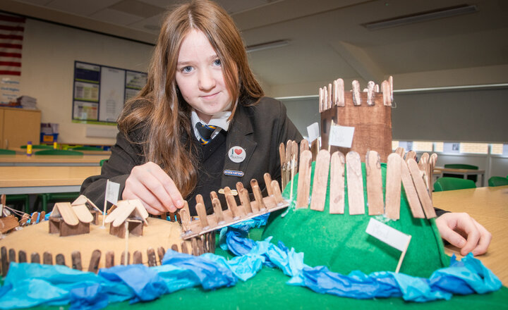 Image of Building the past:  Year 7s impressive castle models