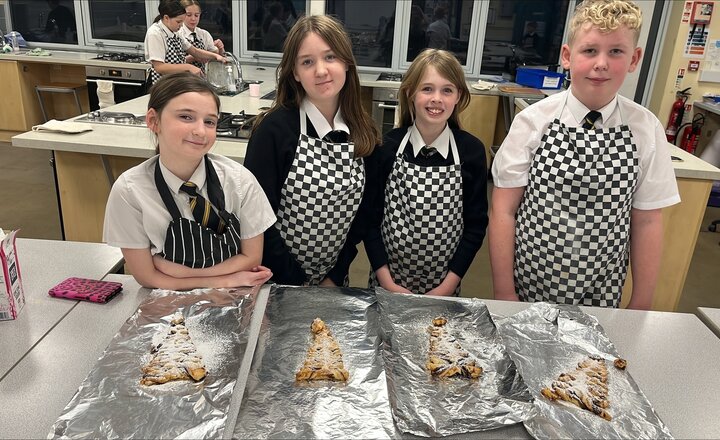 Image of Mrs Cowell's Cookery Club - Year 7 Christmas tree pastries