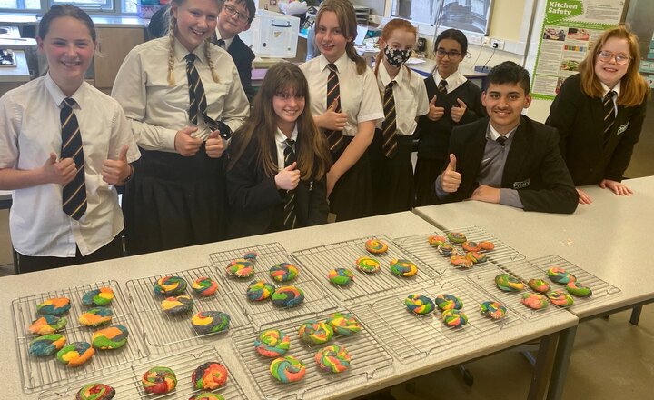 Image of Mrs Cowell's Cookery Club - Year 7 Rainbow Biscuits