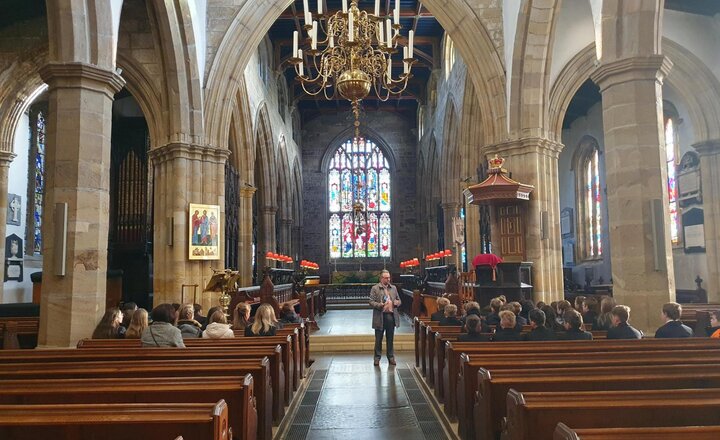 Image of Year 7 go back in time for a trip to Lancaster Castle