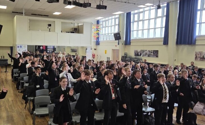Image of Year 7 Inspired by Natural High Assembly
