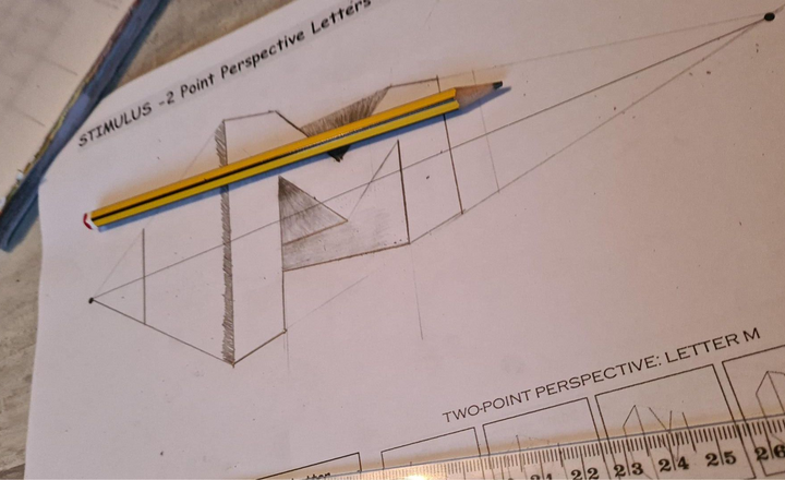 Image of Year 7 technology two point perspective