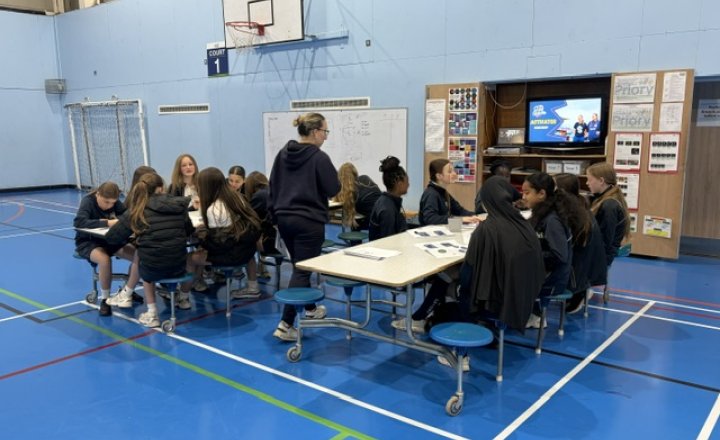 Image of Year 8 Girls Take Part in Cricket Leadership Programme