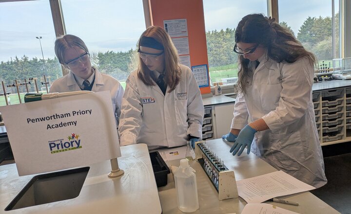 Image of Third place triumph for Priory’s Year 10 scientists