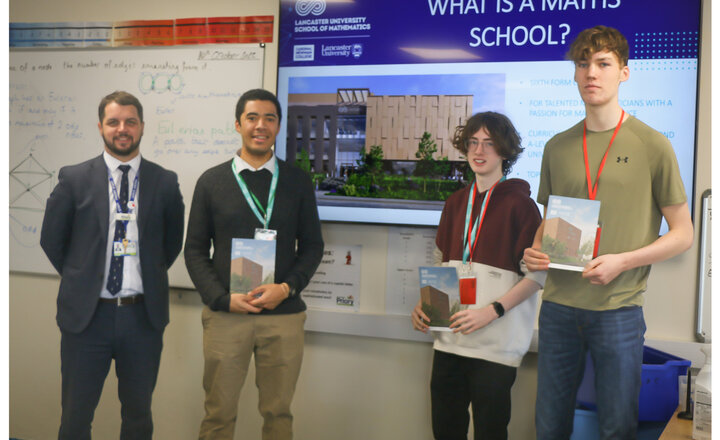 Image of Former pupils return for further maths