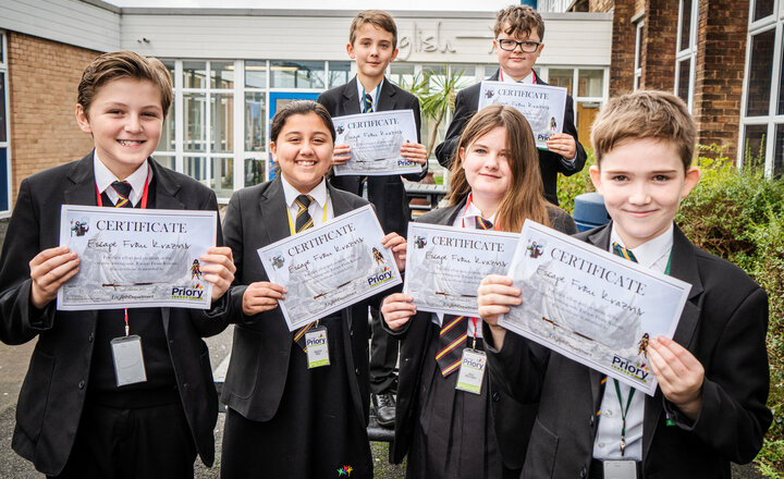 Image of Year 7 enjoy a creative escape in English