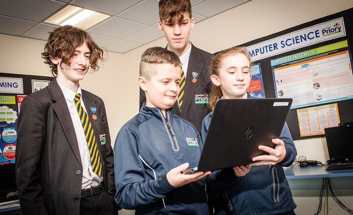 Image of Pupils Break The Code in ICT Competition