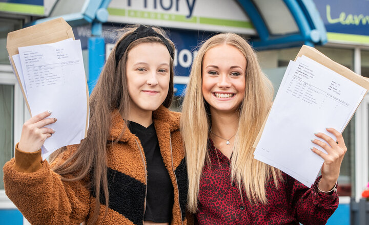 Image of GCSE results day - The girls' stories