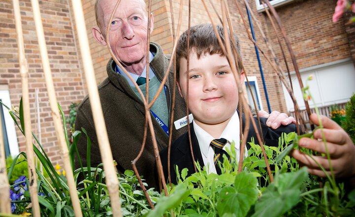 Image of Priory’s gardener helps more than just the flowers grow!