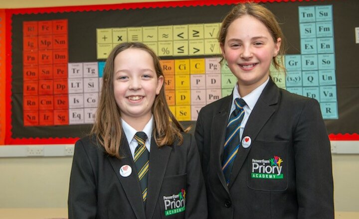 Image of Anna and Harriet: I love Maths because...