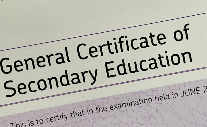 Image of Class of 2025 GCSE Certificate Collection