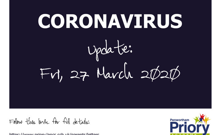 Image of Response to Coronavirus - Update 27 March