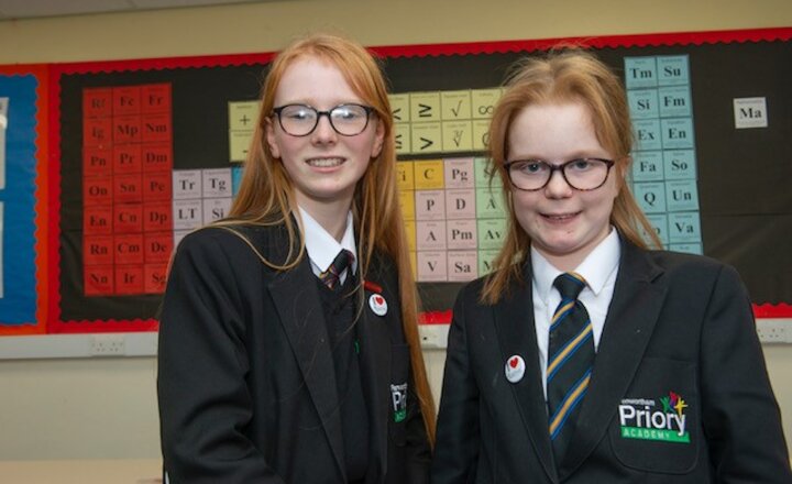 Image of Freya and Phoebe: I love Maths because...