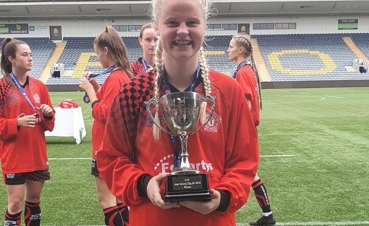 Image of Finally it's back of the net for Jazmin