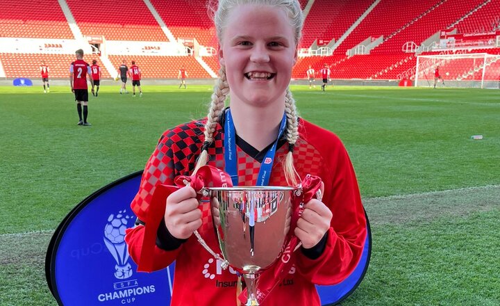 Image of She did it - Year 11 pupil becomes national champion