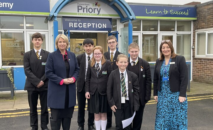 Image of Priory Welcomes South Ribble MP