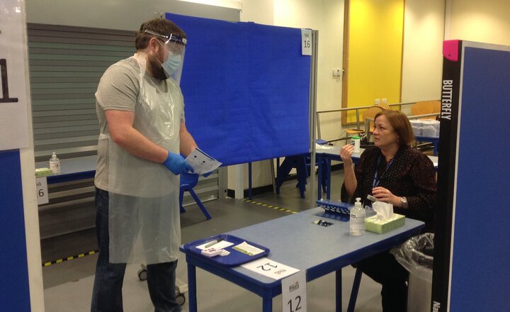 Image of Rapid COVID-19 testing starts in school