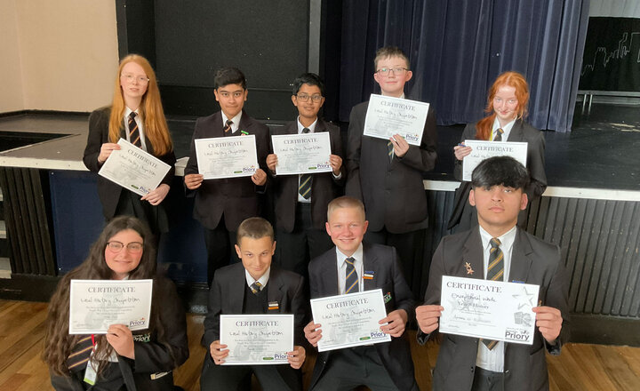 Image of Year 8 research local WW1 history for competition