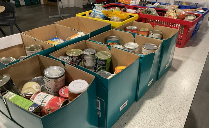 Image of Priory's Brimming Food Bank Appeal
