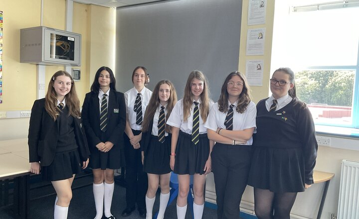 Image of Year 9 History competition badge winners