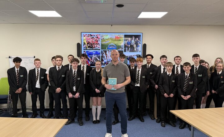 Image of Author Tom Young inspires Priory pupils on World Book Day