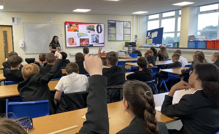 Image of Year 7 show racism the red card