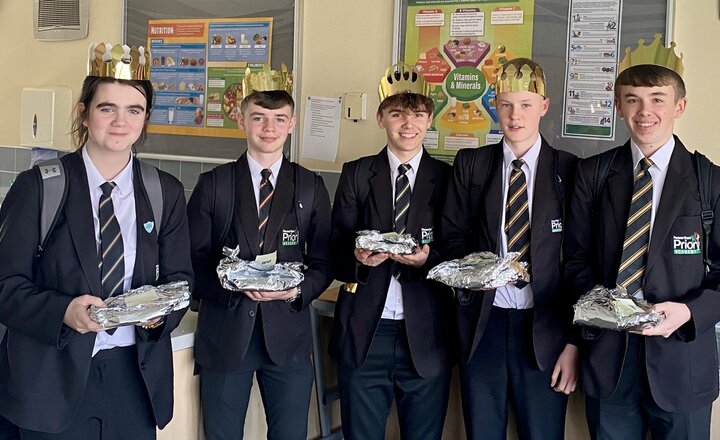 Image of Year 10 Languages class get a taste of royalty in Food Tech