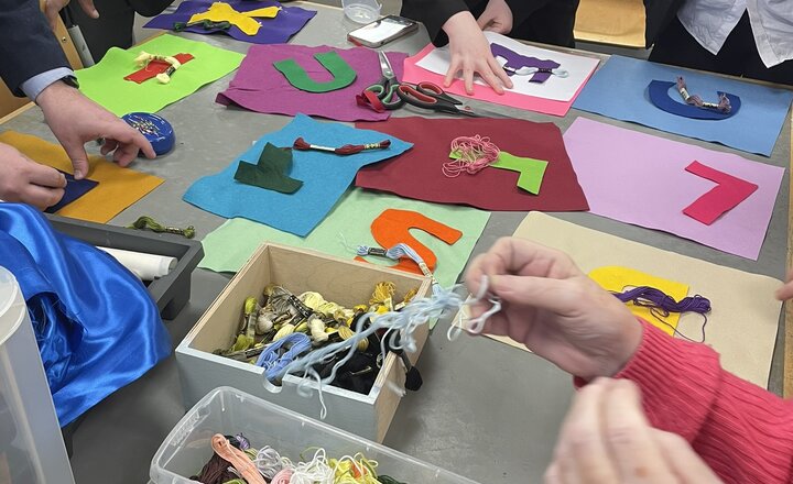 Image of Textile Club ready to welcome new members