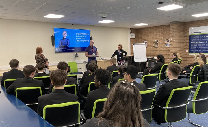 Image of Year 11 DWP apprenticeships seminar