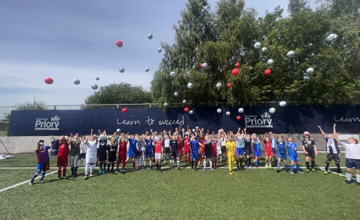 Image of Football at Priory for Primary Talented & Able Pupils