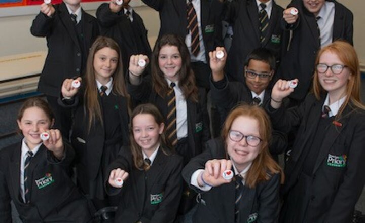 Image of Year 7 shout about why they love Maths
