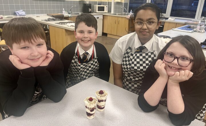 Image of After school creative cookery celebrates  Burns Night