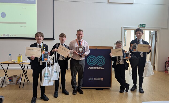 Image of Calculated Success for Priory at Maths College