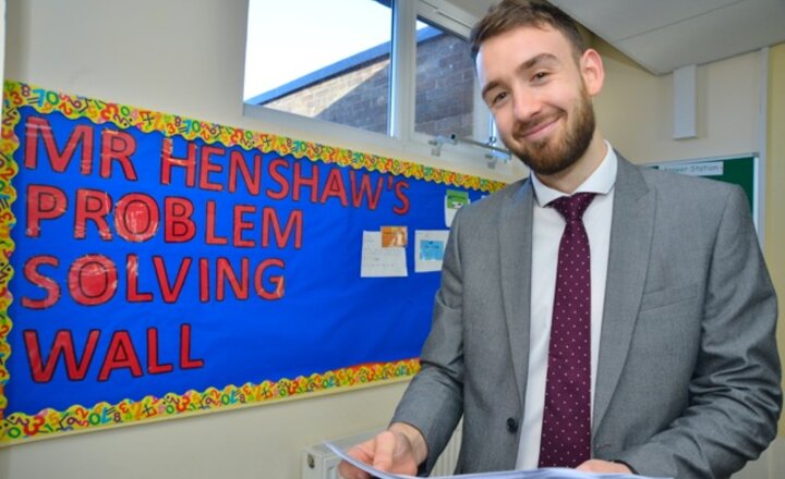 Image of Mr Henshaw appointed to north west Maths hub leadership role