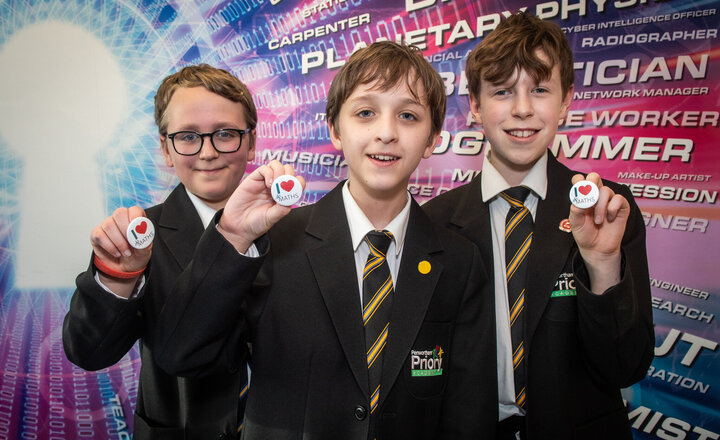 Image of Archie, Adam and Zackary: I love Maths because...