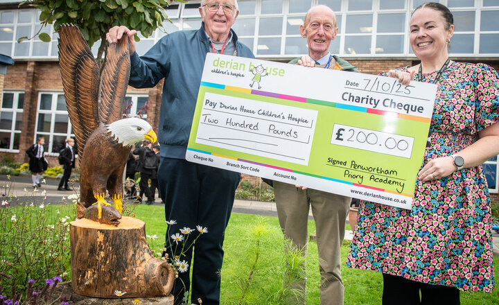 Image of Eddie the Eagle Soars into Priory’s Gardens