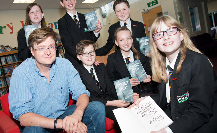 Image of Pupils felt out of this world after visit from supernatural author