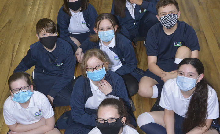 Image of Year 8 set up for equality and diversity