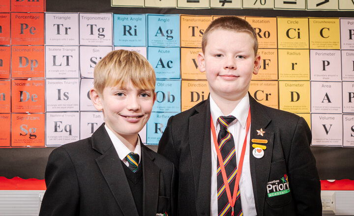 Image of Cooper and Thomas: I love Maths because...