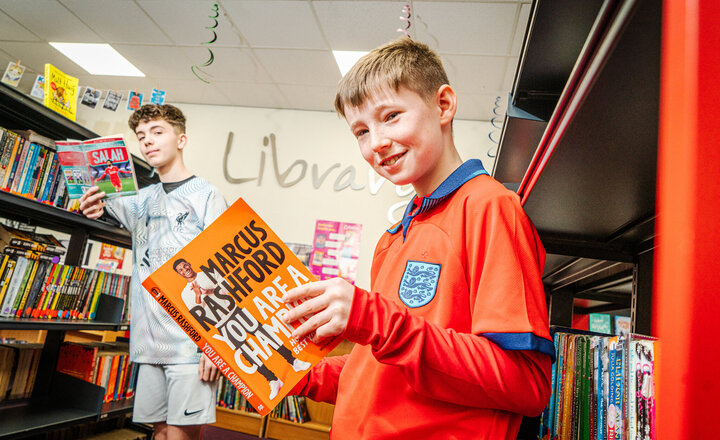 Image of Mrs Elliott's cool reader's club - Dylan and Will