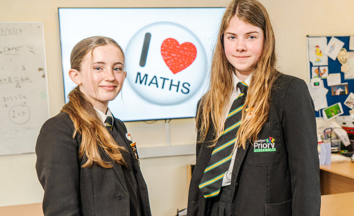 Image of Abbie & Jane: I love Maths because...