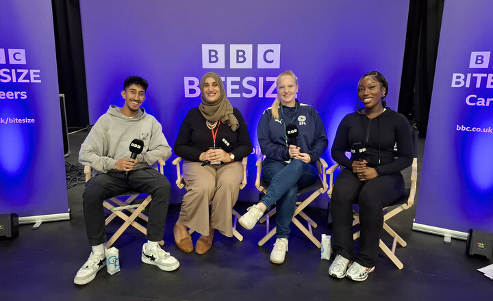 Image of When the BBC had a Bitesize careers day at Priory