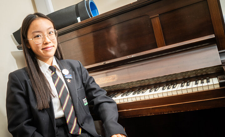 Image of Year 10 pianist hits the top notes