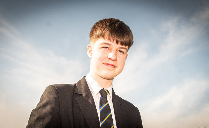 Image of Year 11 sets himself high ambitions